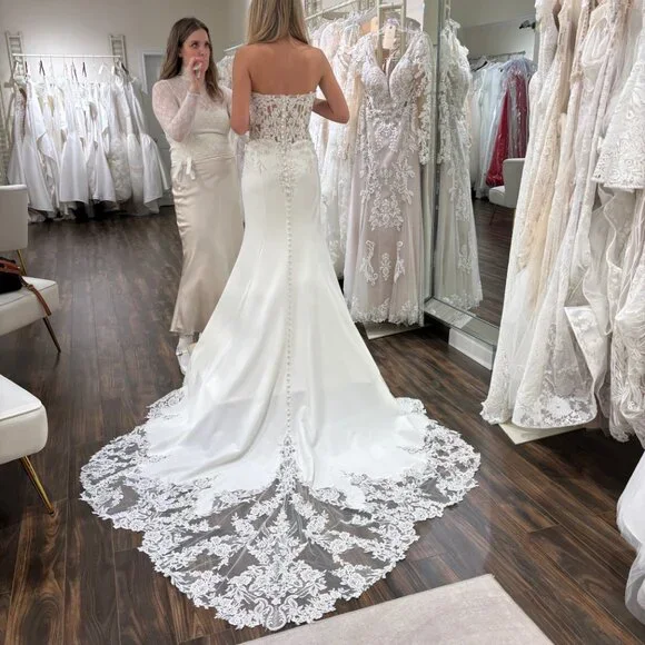 Eddy K Wedding Dress DR2202 AURA - Picture 4 of 4